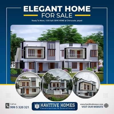 ELEGANT HOME For Sale!!!! 
1500 sqft 2 Storey Home 
3 Bed Room with attached toilet 
5 Cent, compound wall covered property.  
Hill View point. 
Water and electricity provision. 
Construction Completed.  
Location: Cherucode Jn Peyad, Thiruvananthapuram.
Total Budget: 69 Lakh

Dm/call at 9207220320
 
HAVITIVE HOMES

 #buyhouse #sale #saleofproperty #buyproperty #buyplot #Thiruvananthapuram #tvpm #ElevationHome #HomeAutomation #completed_house_construction #completed_house_project #Completedproject #elegentinterior #elegentinteriordesign