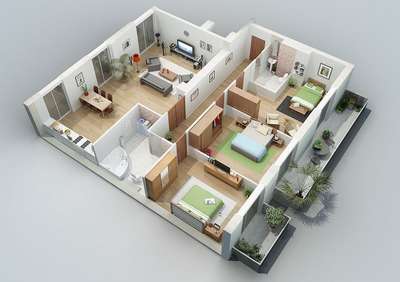 1000 rs me -3d floor plan banvaye 
 #3d  #3Dfloorplans