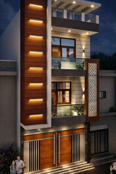 #Architect  #facadedesign #ElevationHome  #ElevationDesign #frontfacade