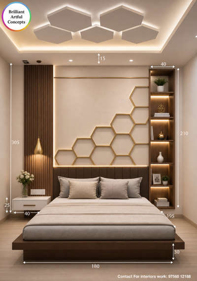 Luxury Wardrobe Design with Study Table | Modern Bedroom Interior Measurements (CM) | Space Saving Design

Description:
Looking for a smart and luxury bedroom wardrobe design with study setup? ✨

This redesigned premium bedroom concept features:
✔ Large wardrobe with practical storage
✔ Attached study table setup
✔ Open display shelves with warm LED lights
✔ Premium wood + cream finish
✔ False ceiling lighting
✔ Clean measurement layout in CM for easy execution

📏 Cutting List (Approx. in CM):
• Total Room Height: 305 CM
• Ceiling Drop: 15 CM
• Wardrobe Height: 210 CM
• Loft Height: 60 CM
• Wardrobe Width: 180 CM
• Study Table Width: 120 CM
• Side Shelf Depth: 45 CM