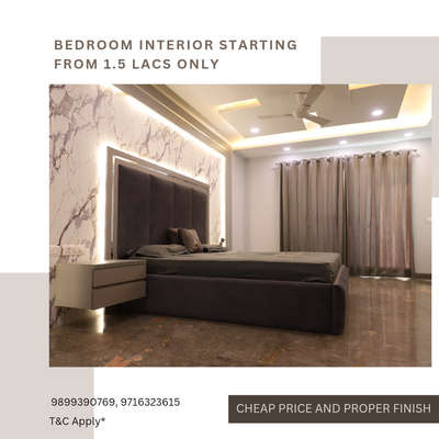 #BedroomDecor #MasterBedroom #BedroomDesigns #InteriorDesigner #furniturework #WALL_PANELLING