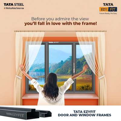 Tata EzyFit steel #frames can fight the ravages of time with its tensile and corrosion-proof strength. Lasting for generations, looking good for years!

#ProtectWhatYouLove #TataSteel #TataStructura #EzyFit #TataEzyFit #DoorsandWindows #DoorFrames #WindowFrames #steelframes