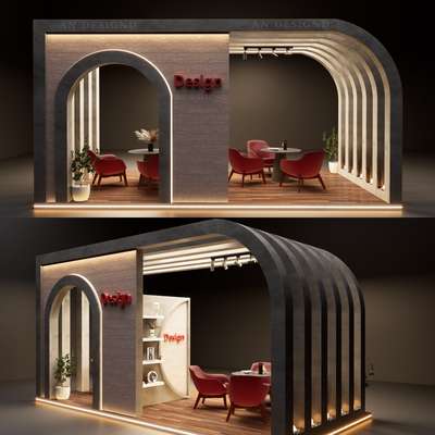Exhibition stall design 
interior design 
5x3 feet