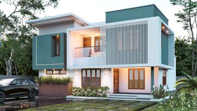 4BHK modern home  #modernhome #2000sqftHouse #SouthFacingPlan