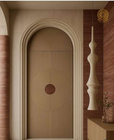 arch deco finished door