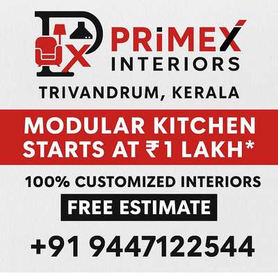 Dream kitchen, now within reach!

Starting at just 1 Lakh

Sleek Designs

Premium Finish

Smart Storage Solutions

Custom Layouts

3D Preview Before Execution

Upgrade your cooking space with Primex Interiors where functionality meets style!

Trivandrum | Work Across Kerala

#ModularKitchen #PrimexInteriors #KitchenDesign #BudgetInteriors #InteriorDesignKerala #KitchenGoals #Homelnteriors