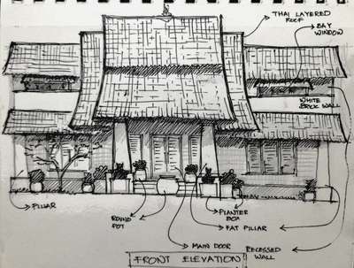 Design development process  # Thailand traditional architecture