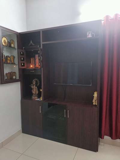 TV UNIT Aluminium & Hylam sheet. A2Z Designers Thrissur. Con : 7907725727