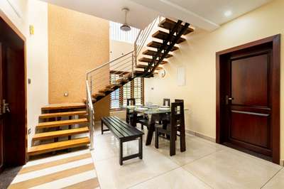 #Sak_Designers #Developers #interior #metel_stair #teakwood #Alappuzha