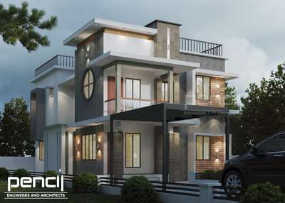 1800sqft House...in Mahe... Pencil Architects concept....