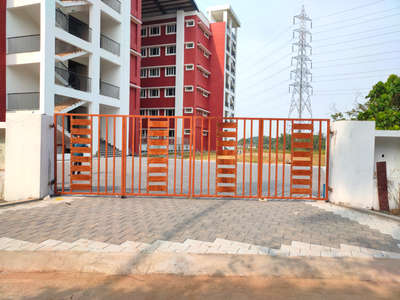 #doubleswing gate #swinggate  @ Muthoot sanskara school kakkanad
