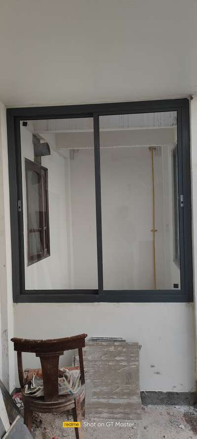 #AluminiumWindows in grey colour contact me 9625256658