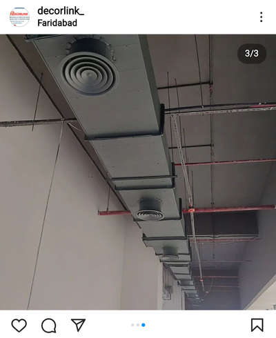 Painting of Air Duct & Ceiling Matt Finish By Air Sprayer.
provide painting services all over india 

#TexturePainting #WallPainting #expert #experinced #ducopaint #ducting #ductpaint #premiumpaint