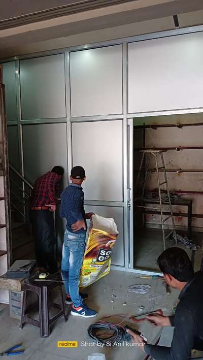 Aluminium work with sheet at Raya Mathura