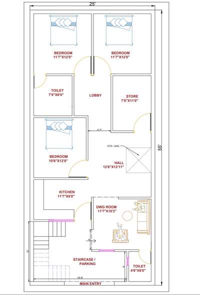 Hello! 👋 I'm your friendly neighborhood designer specializing in:

- 2D layouts
- Working drawings
- Front elevations
- Interior design

I believe in creating beautiful spaces at affordable prices, tailored just for you. Let's collaborate and transform your vision into reality!