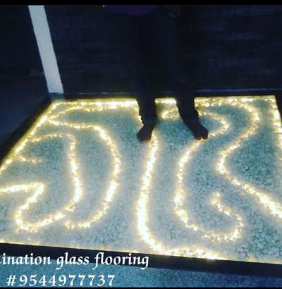 #GLASS FLOORING