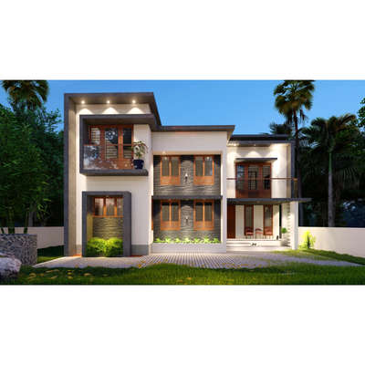 Shafeek Residence, Kozhikode  #3d