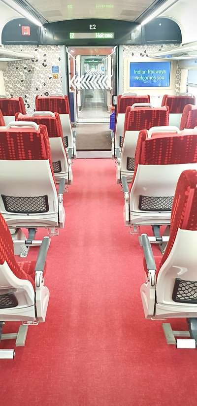 Forbo’s Flotex Flocked Flooring @ Vande Bharat

 #carpetflooring  #carpets   #carpetdesign 
 #flooringsolutionsfromentrancetoexit 
 #billnsnook  #FlooringSolutions  #floors 
 #FlooringIdeas  #interiorflooring  #kochi 
 #keralagram  #indianrailways  #Flooring