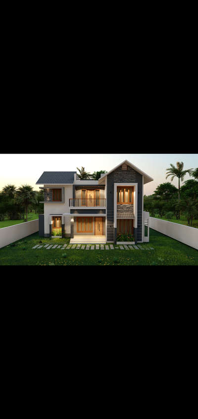 Proposed Residence At Malappuram  #3dmodeling #exteriordesigns #Residencedesign