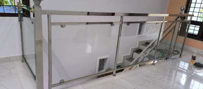 stainless steel work #GlassHandRailStaircase  #GlassStaircase  #glasswork  #glasswork  #glass