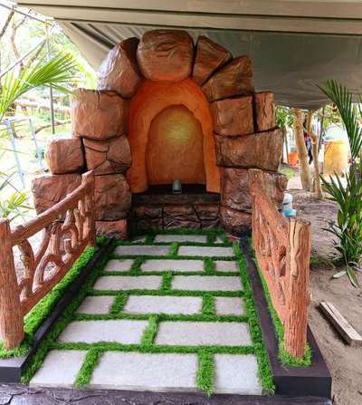 #grotto work 
 #cementwork  #fencingwithcement
 #AltarDesign  #Designs  #churchkerala  #churchwork  #keraladesigner  #Architectural&Interior  #HouseDesigns  #TeakWoodDoors  #woodendesign