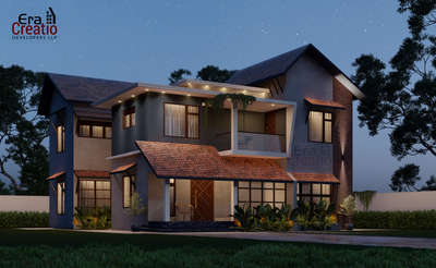 Budget home Design 🏠
2200 sqft 
Design and construction 
-——————
Architect : 
  @eracreatio_developers
4 BHK HOUSE
Location :- calicut -kuttikkattoor 
Style :- Mixed Roof Contomporary

PROPOSED PROJECT
Specification
G. Floor
Sitout
Formal living
Family living
Dining
2 Bed Rooms (1 Master bedroom)
2 Attached toilets
Common toilet
Inner Courtyard
Wash area
kitchen
Stair case
Porch
F. Floor
Balcony
Upper living
2 Bed room
2 attached toilet
Common toilet
Prayer room
Open terrace