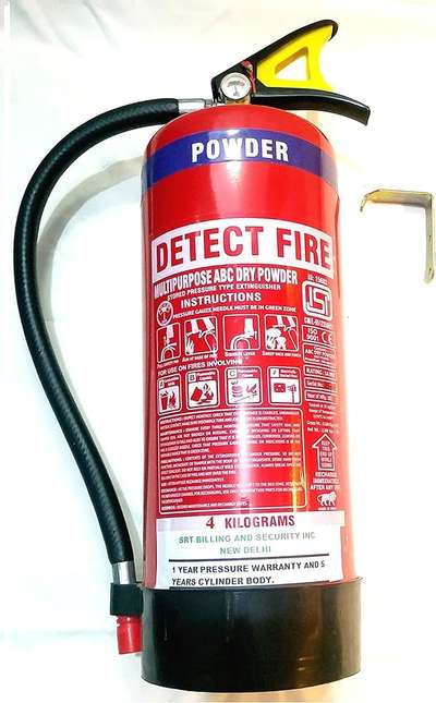 fire safety fire extinguisher 4 kg 1 year warranty