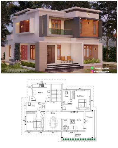 Budget homes
 exterior witn plan '
2 BHK
Design: @bihasharshak arshak kolo #khd #keralahomedesigns #keralahomedesign #architecturekerala #keralaarchitecture #renovation #keralahomes #interior #interiorkerala #homedecor #landscapekerala #archdaily #homedesigns #elevation #homedesign #kerala #keralahome #thiruvanathpuram #kochi #interior #homedesign #arch #designkerala #archlife #godsowncountry #interiordesign #architect #builder #budgethome #homedecor #elevation #plannerstickers