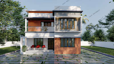 Elevation home exterior design project kerala trivandrum  #ElevationHome  #ElevationDesign  #CivilEngineer  #3D_ELEVATION  #architact  #Architectural&Interior  #architecturedesigns  #architact  #architectsinkerala