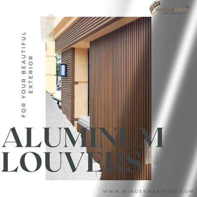 Aluminum louvers
at just 270 per sqft
. 
.
Get a classic look for your exterior
.
. 
#aluminium #aluminium louvers #exterior #exteriorelevation #elevation #modernexterior #exteriordesigner #louvers #modernelevation 
. 
. 
Stay connected for more information
. 
. 
www.windermaxindia.com
info@windermaxindia.com
Or call us on 9810980278, 9810980636