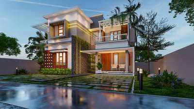 4bhk
2000sqft
client name: arun
location : malappuram 
 #3d #4BHKPlans