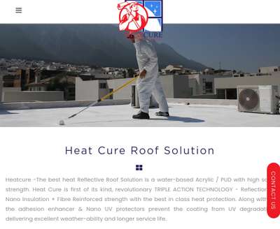 HEATCURE ROOF SOLUTION : The best heat Reflective Roof Solution is a water-based Acrylic/ PUD with high solid strength. Heatcure is first of its kind, revolutionary TRIPLE ACTION TECHNOLOGY - Reflection + Nano Insulation + Fibre Reinforced strength with the best in class heat protection. Along with it, the adhesion enhancer & Nano UV protectors prevent the coating from UV degradation delivering excellent  weather-ability and longer service life. Mob: 8714731108 #roof #sun #heatReduction #heatresistant #heatresistance #heatresistanceslab #heatproofing #heat_insulation #heatresistant #heatinsulation #RoofingIdeas #uv #uvptotection #irprotection #MixedRoofHouse #ParapetRoof #RoofingShingles #FlatRoof #MetalSheetRoofing #roofworks #RooftopGarden #roofslabconcrete #SlopingRoofHouse #PolycarbonateSheetRoofing #SteelRoofing #roofing