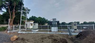 transformer foundation civil work, khargon
solar fitting model structure electrician work done here #