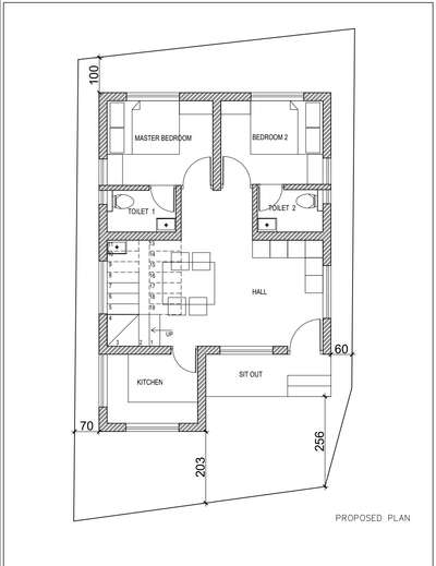 Affordable house designs in 2.5 cent  #SmallHomePlans