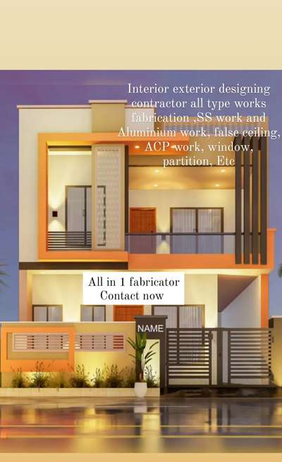 Interior exterior designing contractor all type works fabrication ,SS work and Aluminium work, false ceiling,  ACP work, window,  partition, Etc 7999810656
 #acp_cladding  #acp_design  #popceiling  #cnc  #PVCFalseCeiling
