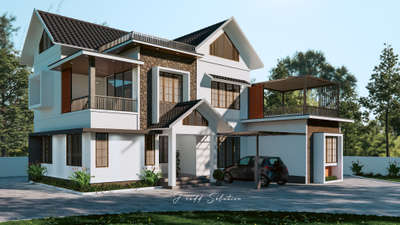 New elevation design 
#jcaddsolution #ElevationHome #exterior_Work #30LakhHouse