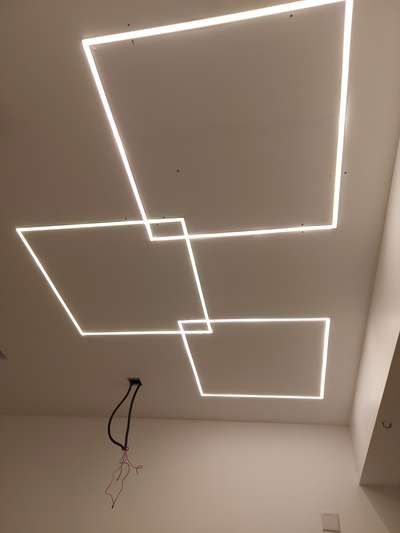 led profile light with gypsum ceiling