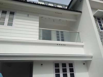 Toughen glass balcony handrail #technobendglass