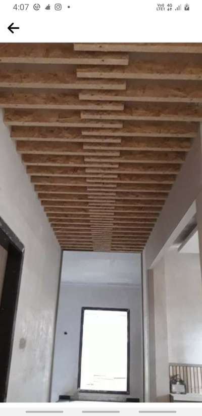#sitework #sitestories #FalseCeiling #woodenmaterial  #zigzag