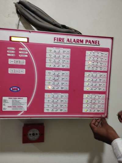 Fire Alarm painel work.