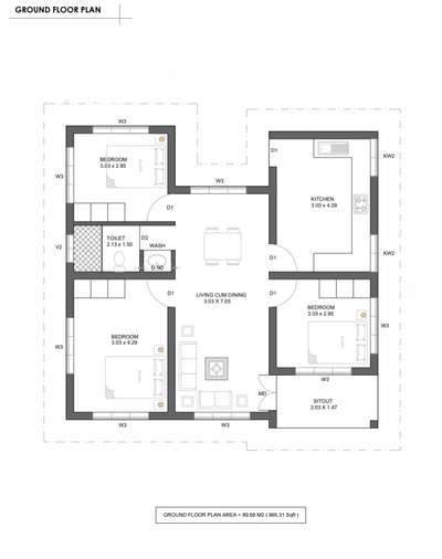 1000sqft vasthu based floor plans
#FloorPlans #1000SqftHouse #vasthuhomeplan #3BHKHouse #groundfloorplan #SouthFacingPlan