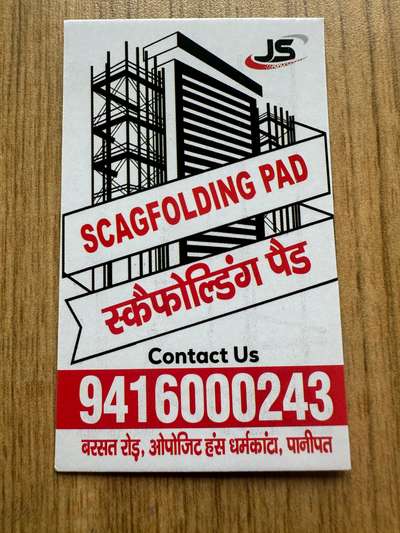 Please contact us for scaffolding pad on higher base or front elevation, work and more