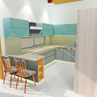 3d design in kitchen  # modular kitchen
