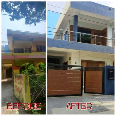 #beforeafter  #HouseRenovation  #renovated  #HouseDesigns  #InteriorDesigner  #Architecture #beforeandafter  #facelifting  #bhopalconstruction  #bhopal  #tuneobrickbhopal  #homeinteriorbhopal