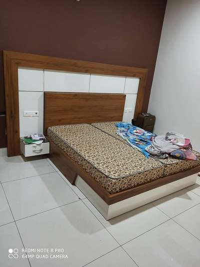 # wooden bed