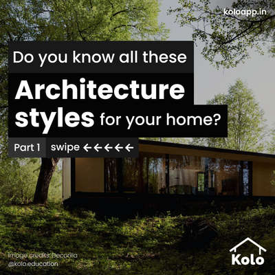 Some people love big modern homes in the city while others like a simple small home in the village.

There are multiple styles you can choose from for your dream home.

We’ve included a variety of options for you.

Which one would work out for you best?

Hit save on our posts to refer to later.

Learn tips, tricks and details on Home construction with Kolo Education🙂

If our content has helped you, do tell us how in the comments ⤵️

Follow us on @koloeducation to learn more!!!

#koloeducation #education #construction #setback  #interiors #interiordesign #home #building #area #design #learning #spaces #expert #categoryop #style #architecturestyle