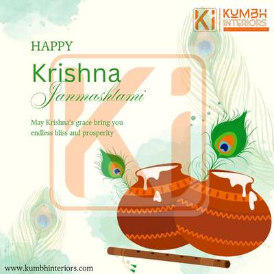 🌸✨ Happy Janmashtami! ✨🌸
“Just like Shri Krishna filled every life with joy & beauty,
Kumbh Interiors fills every home with elegance & positivity.”
🏡💫 Har Ghar Sajaye, Har Sapna Sajaye –
Kumbh Interiors ke saath apne ghar ko banaye ek Divine Abode!
🌼🙏 Jai Shri Krishna 🙏🌼
#pawanksuuthar #kumbhinteriors #interiordesignerjaipur 
#flatinteriordesign