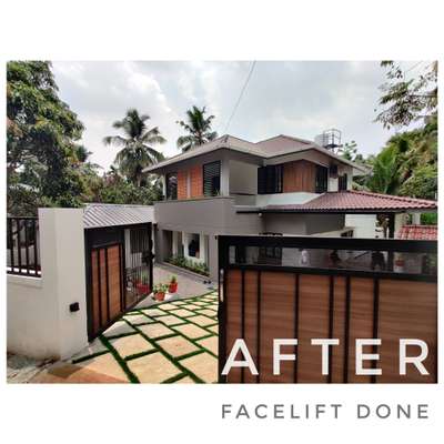 Residential Renovation done at Kollam 
#Architect #architecturedesigns #architectsinkerala  #best_architect #HouseRenovation #renovationideas  #HouseConstruction  #exteriorstone #exteriordesigns #MAKEOVER