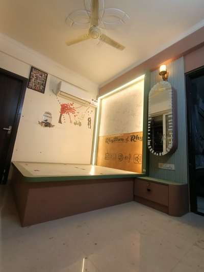 best bedroom design #4DoorWardrobe children bedroom. bed painting design #modular furniture #furniture work Jaipur