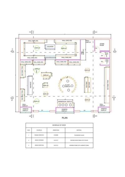 Store layout 
#2d #2DPlans #2dDesign #autocad #autodesk #Designs #InteriorDesigner #Architectural&Interior